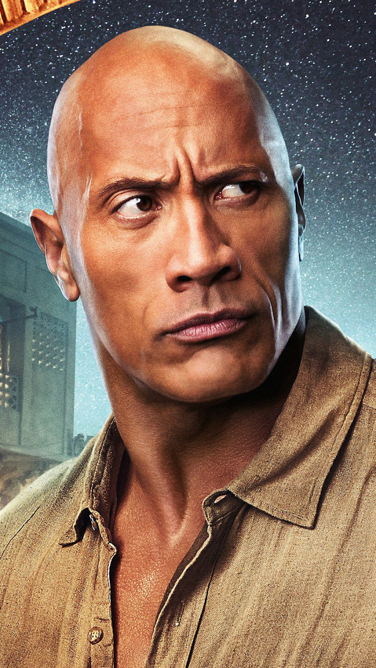 Dwayne Johnson Smolder, Dwayne Johnson, Jumanji The Next Level, dr Smolder Bravestone, Franklin Finbar. Wallpaper in 750x1334 Resolution
