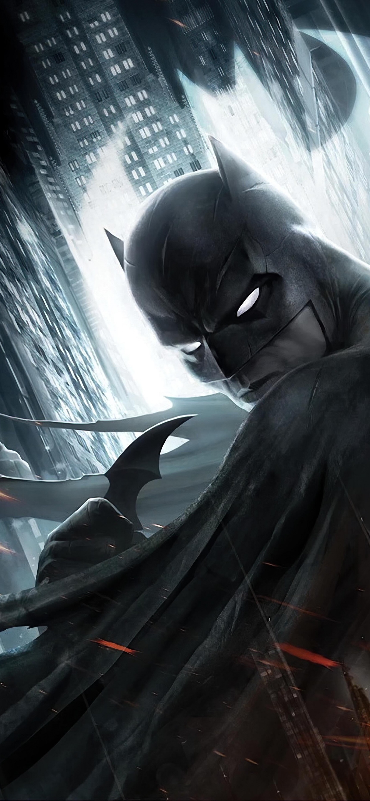 Batman, Robin, Carrie Kelley, 2013, DC Universe. Wallpaper in 1242x2688 Resolution