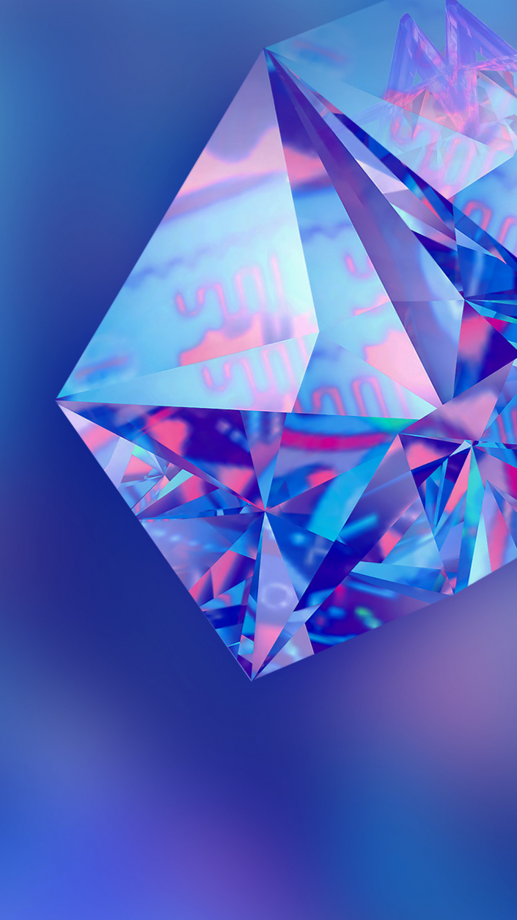 Triangle, Infinix, Smartphone, Blue, la Pureté de la Couleur. Wallpaper in 750x1334 Resolution