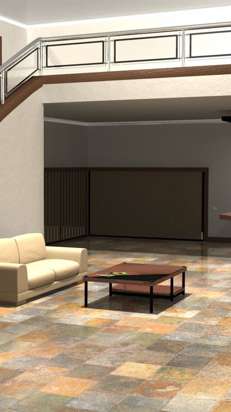 室内设计, 客厅, 卧室, 木地板, 家具 壁纸 750x1334 允许