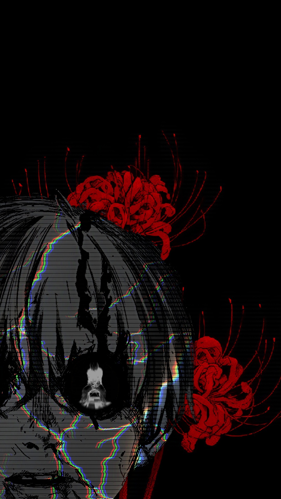 Darkness, Black, Art, Painting, Paint. Wallpaper in 1080x1920 Resolution