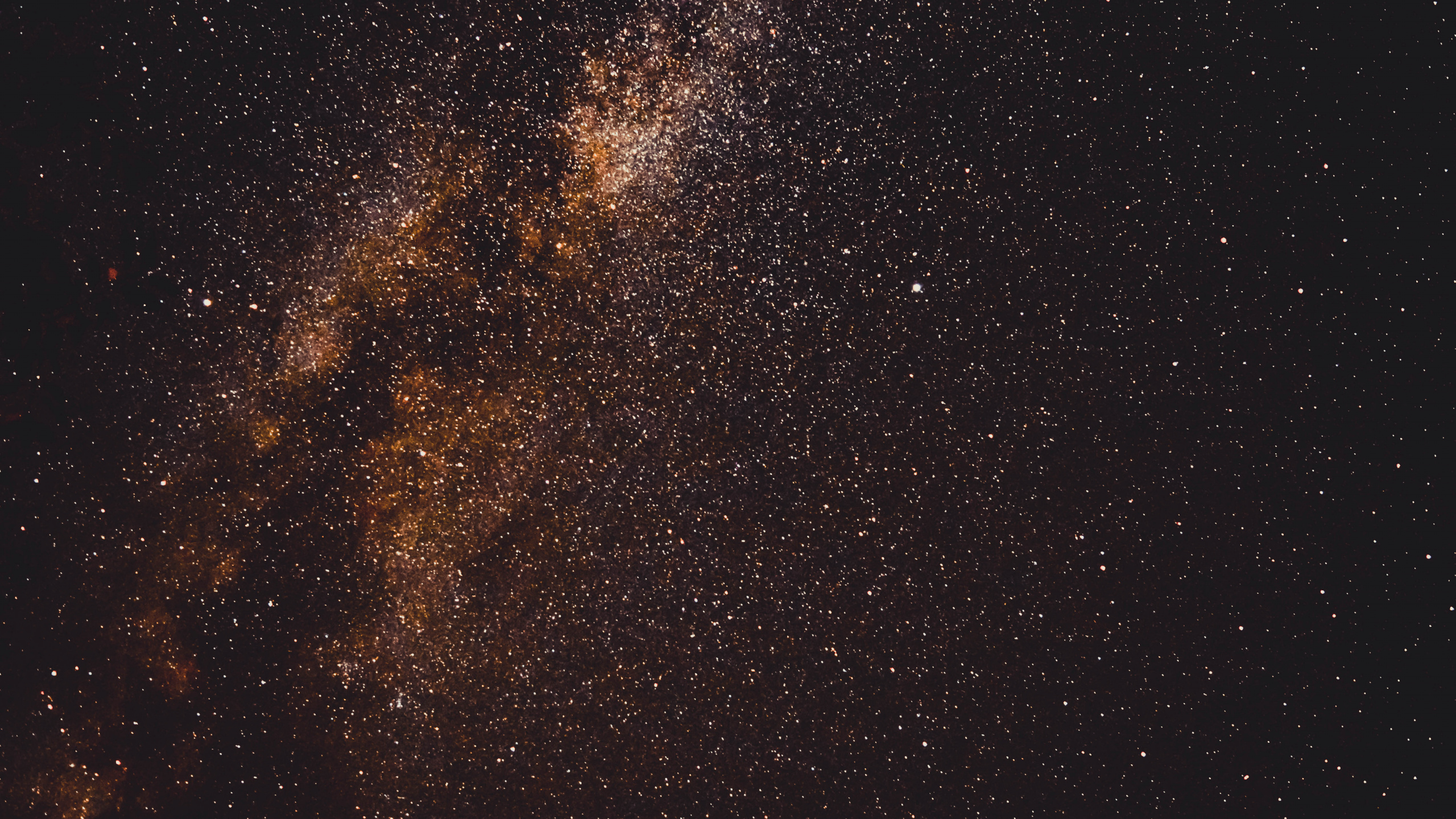 Ciel Étoilé Au-dessus de la Nuit Étoilée. Wallpaper in 2560x1440 Resolution