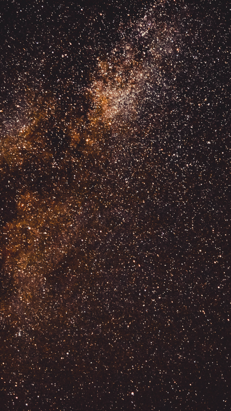 Starry Night Sky Over Starry Night. Wallpaper in 750x1334 Resolution