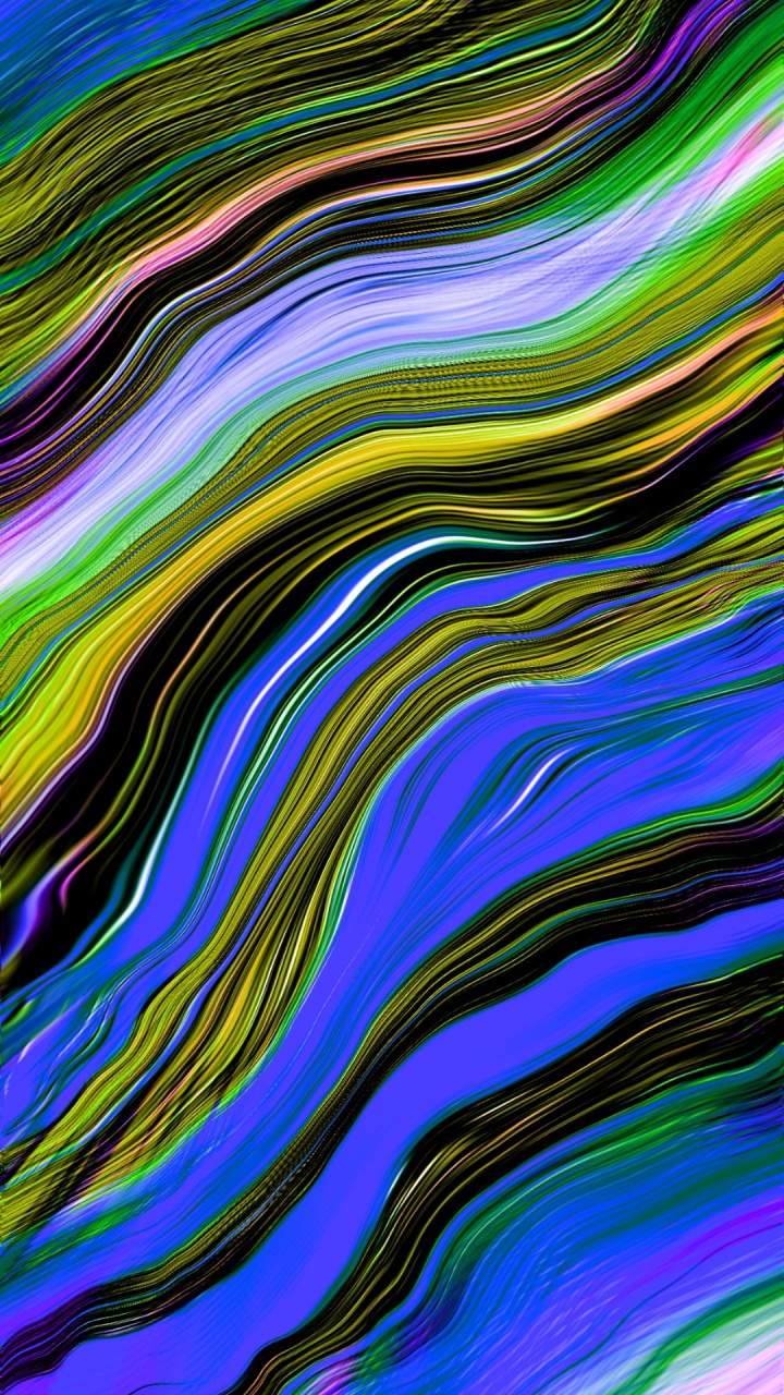 Patrón, Arte Fractal, Geometría, Morado, Azure. Wallpaper in 720x1280 Resolution