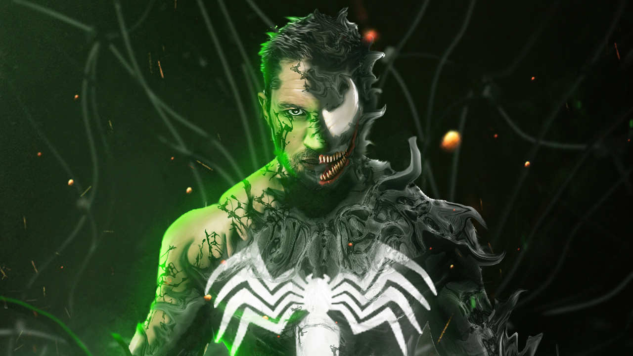Tom Hardy As Venom 4k. Wallpaper in 1280x720 Resolution