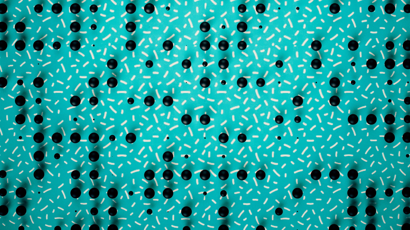 Wassertropfen Auf Blauer Oberfläche. Wallpaper in 1366x768 Resolution