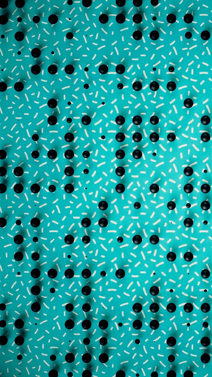 Gouttelettes D'eau Sur la Surface Bleue. Wallpaper in 720x1280 Resolution