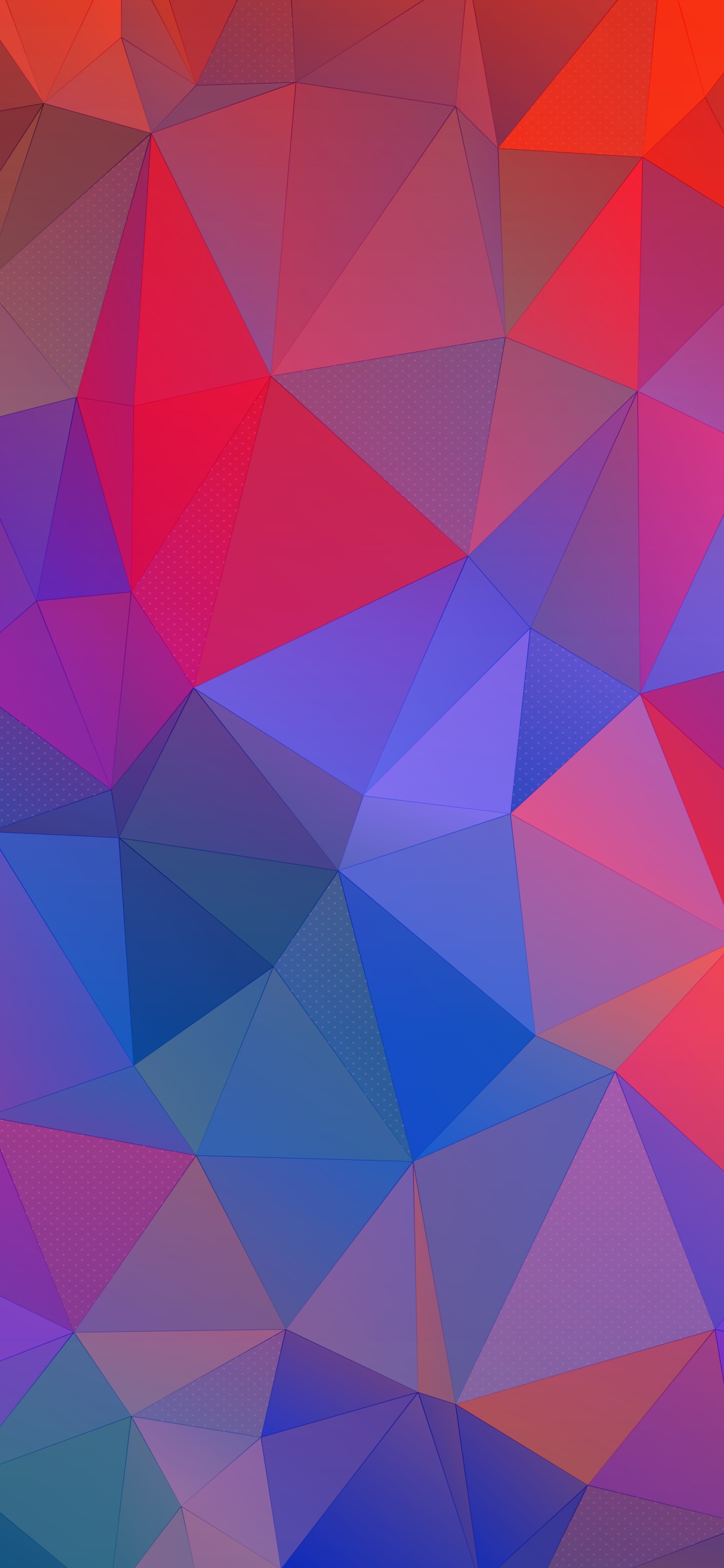 数学, 色彩, Azure, 紫色的, 三角形 壁纸 1125x2436 允许