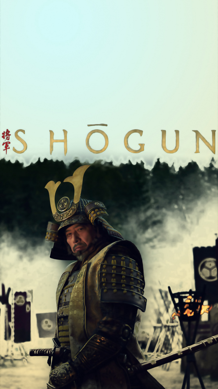 Shogun-Serie 2024, Hiroyuki Sanada, Schgun, Angina, 76. Primetime Emmy Awards. Wallpaper in 750x1334 Resolution