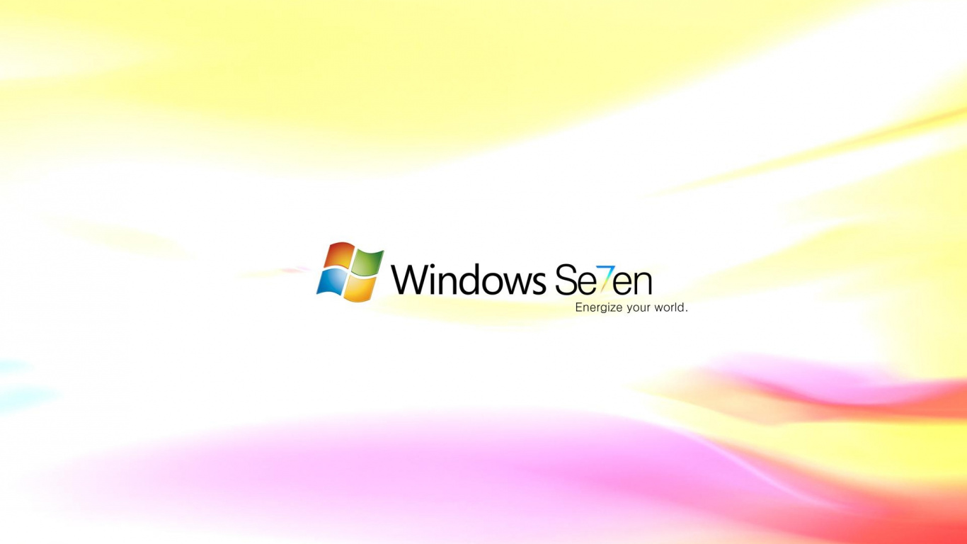 Windows7, Microsoft Windows, Windows Vista, 文本, 黄色的 壁纸 1366x768 允许