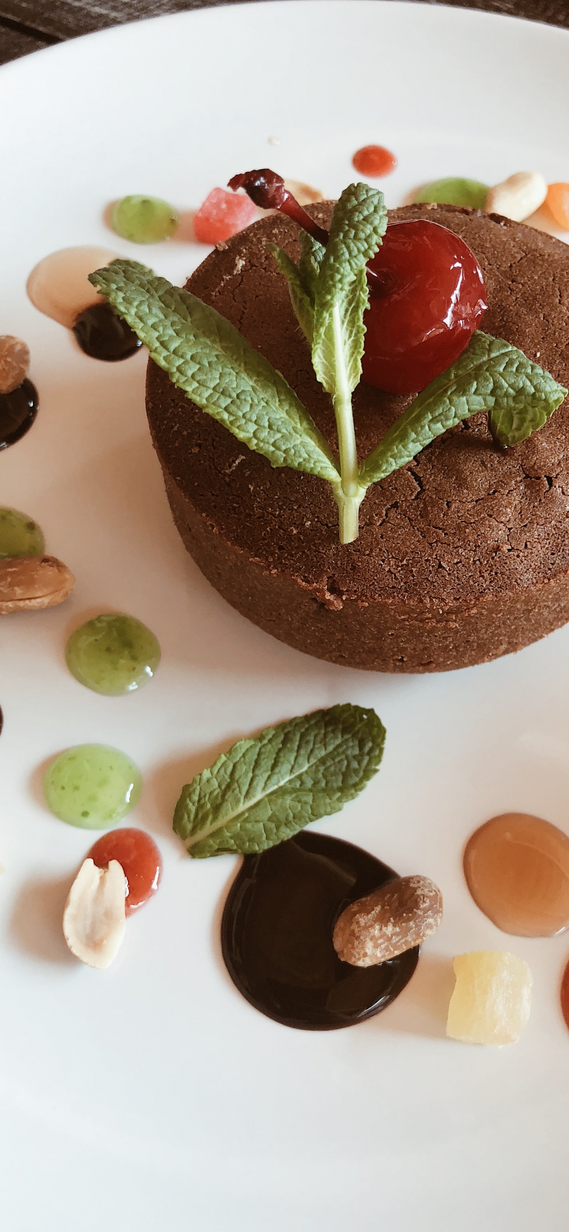 Frozen Dessert, Christmas Pudding, Chocolate, Food, Ingredient. Wallpaper in 1125x2436 Resolution