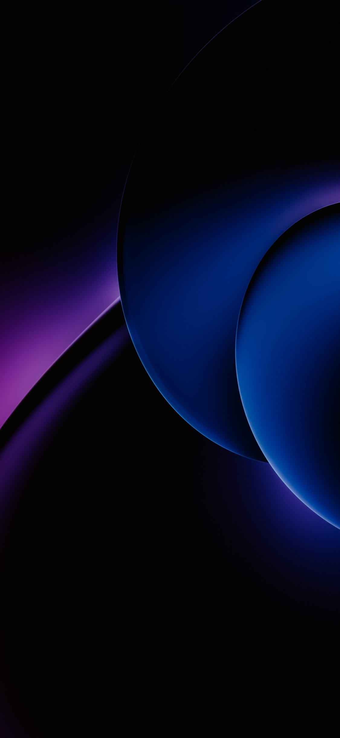 Atmosphere, Violet, Gas, Tints and Shades, Electric Blue. Wallpaper in 1125x2436 Resolution