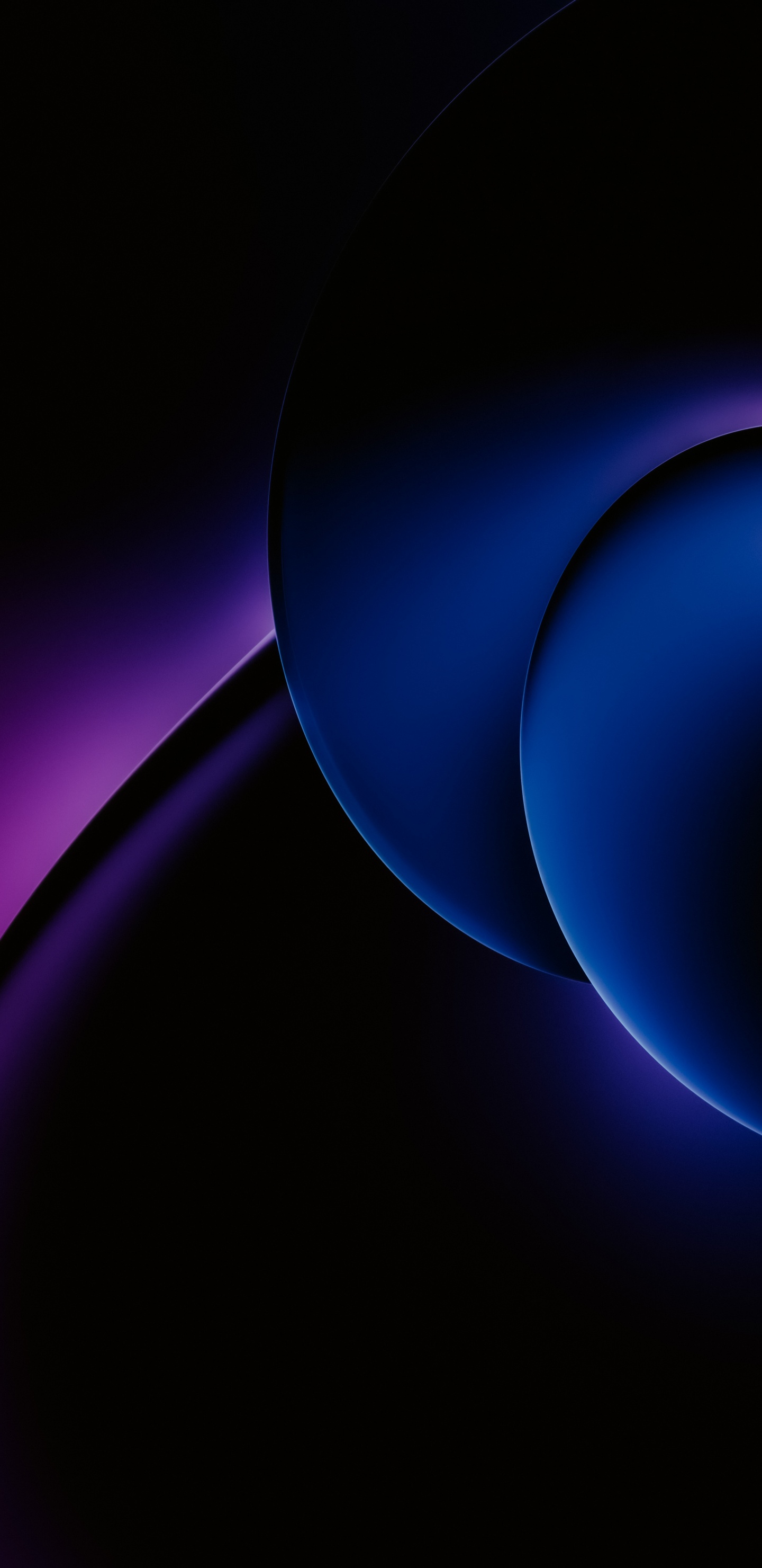 Atmosphere, Violet, Gas, Tints and Shades, Electric Blue. Wallpaper in 1440x2960 Resolution