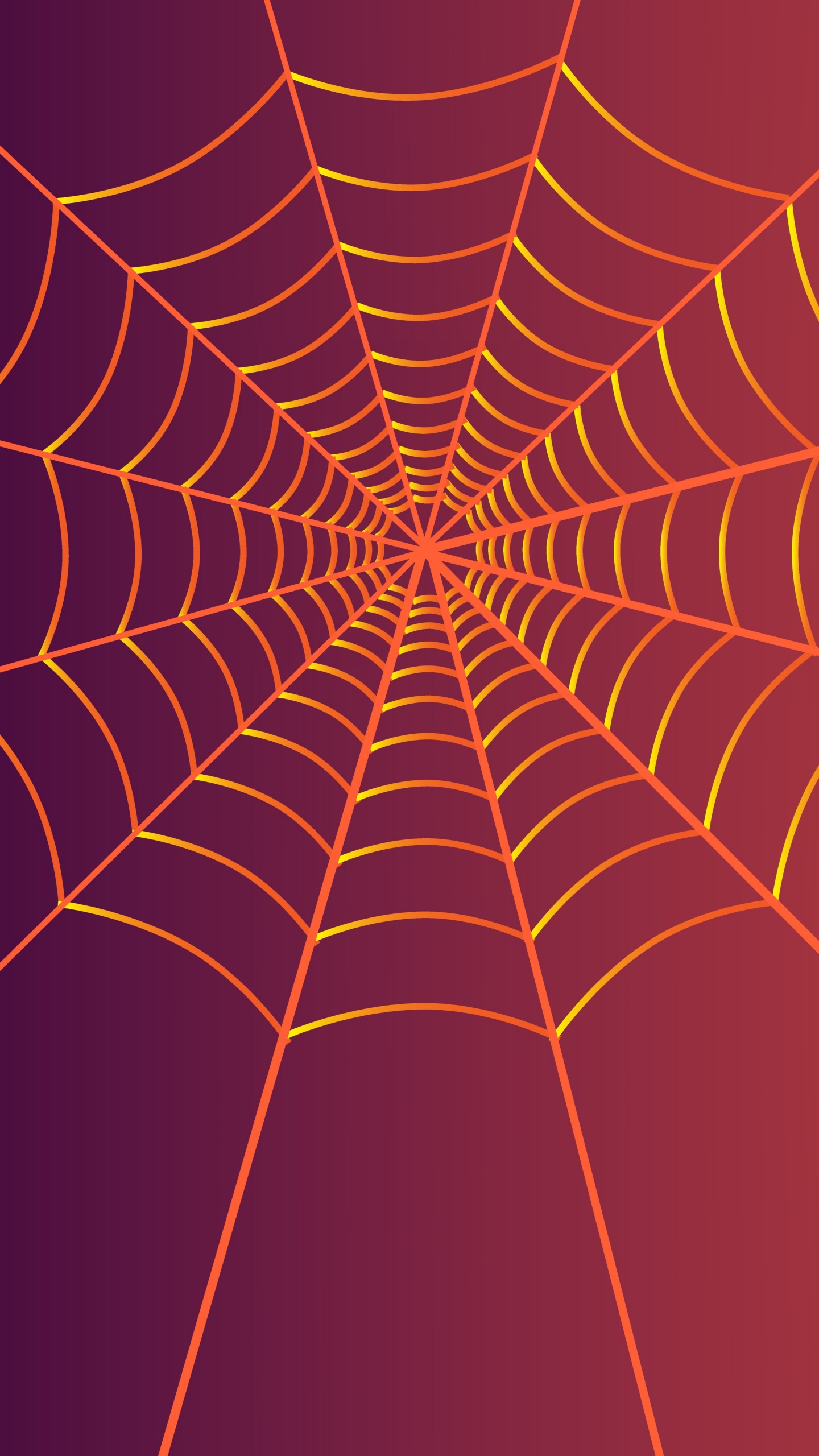 Telaraña Naranja en Fotografía de Cerca. Wallpaper in 1440x2560 Resolution