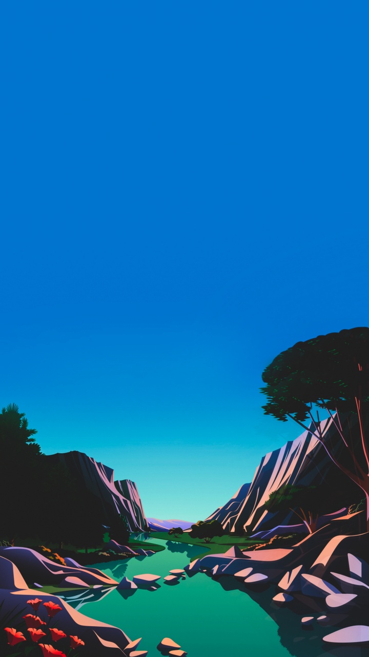 Macbook, Betriebssystem, Linux, Blau, Azure. Wallpaper in 720x1280 Resolution