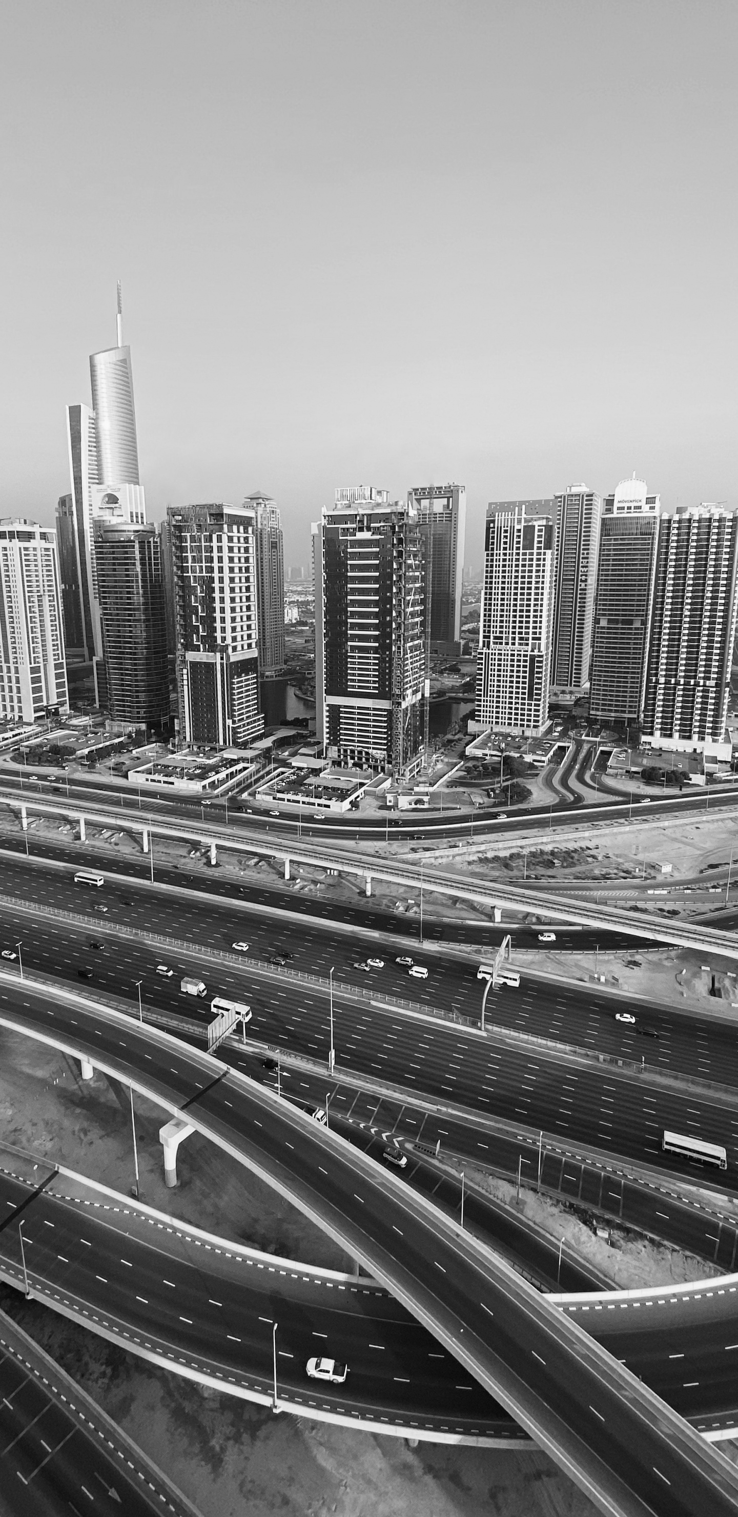 Carretera, Transporte, Área Urbana, Torre de Bloques, Urbe. Wallpaper in 1440x2960 Resolution