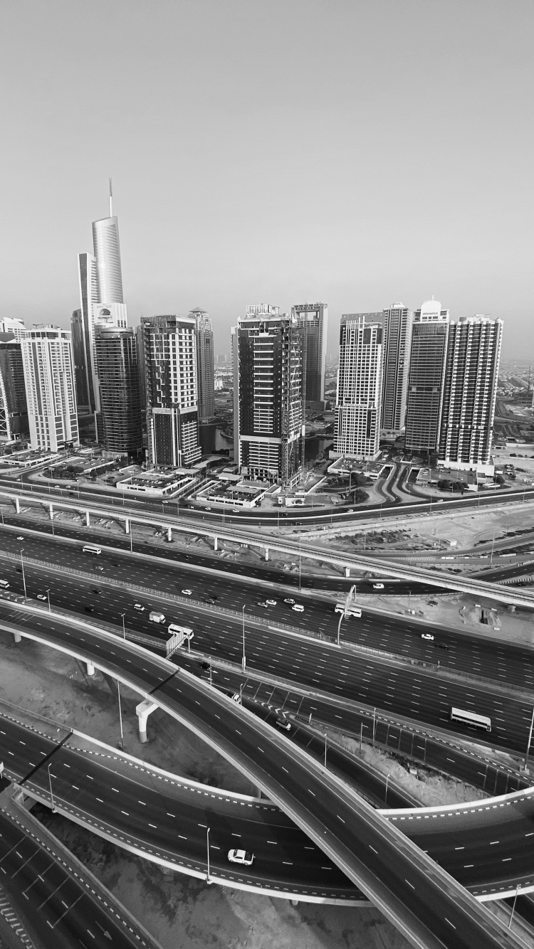 Carretera, Transporte, Área Urbana, Torre de Bloques, Urbe. Wallpaper in 750x1334 Resolution