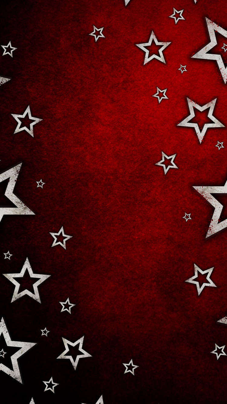 Red, Étoile Rouge, Noir, Toile, Polo Shirt. Wallpaper in 750x1334 Resolution