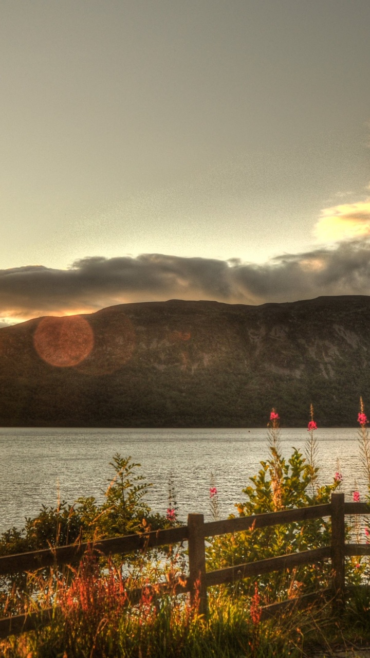 性质, 日落, 晚上, 反射, 黎明 壁纸 720x1280 允许