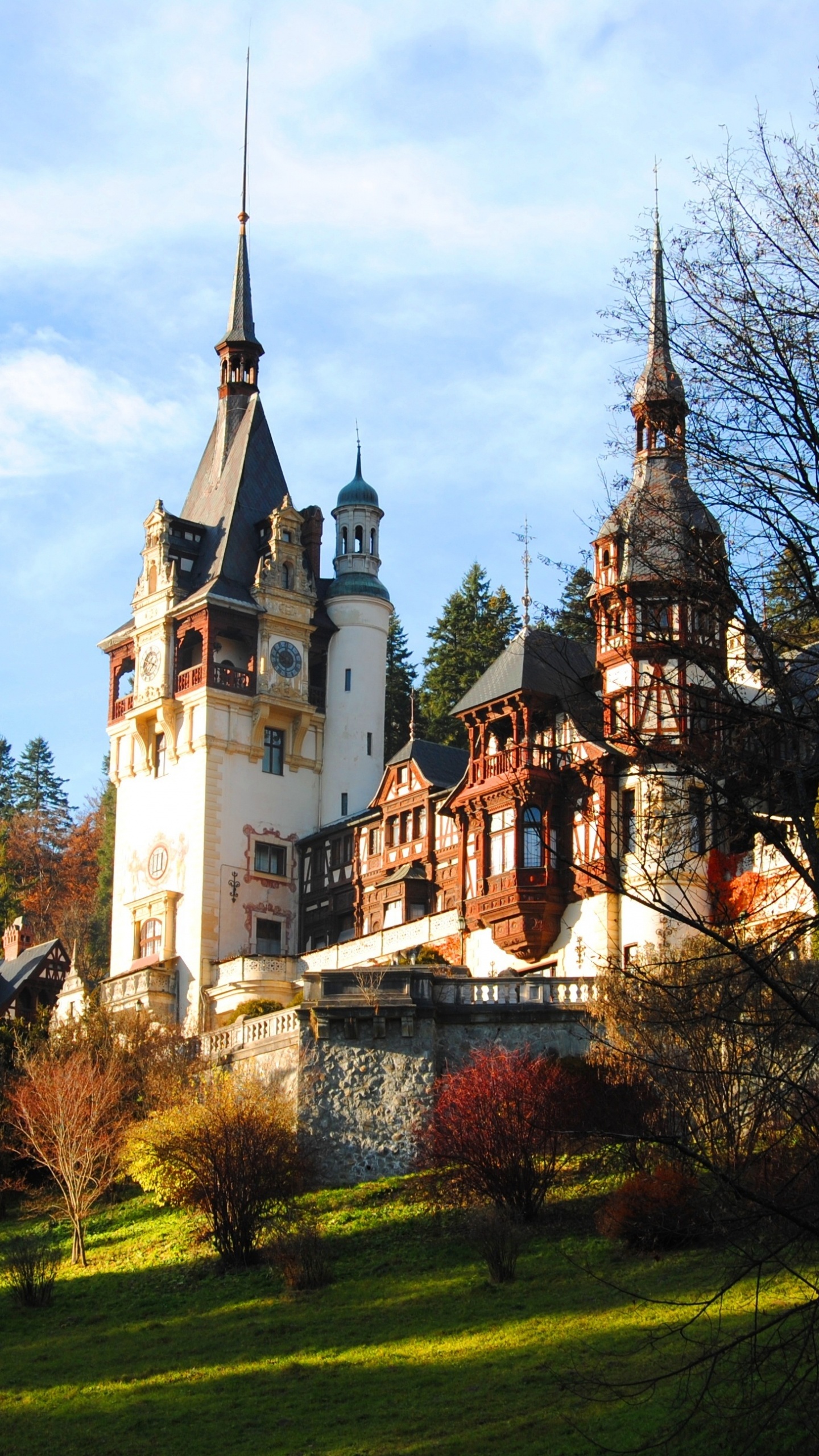 城堡, 里程碑, 吸血鬼, 旅游景点, 天空 壁纸 1440x2560 允许