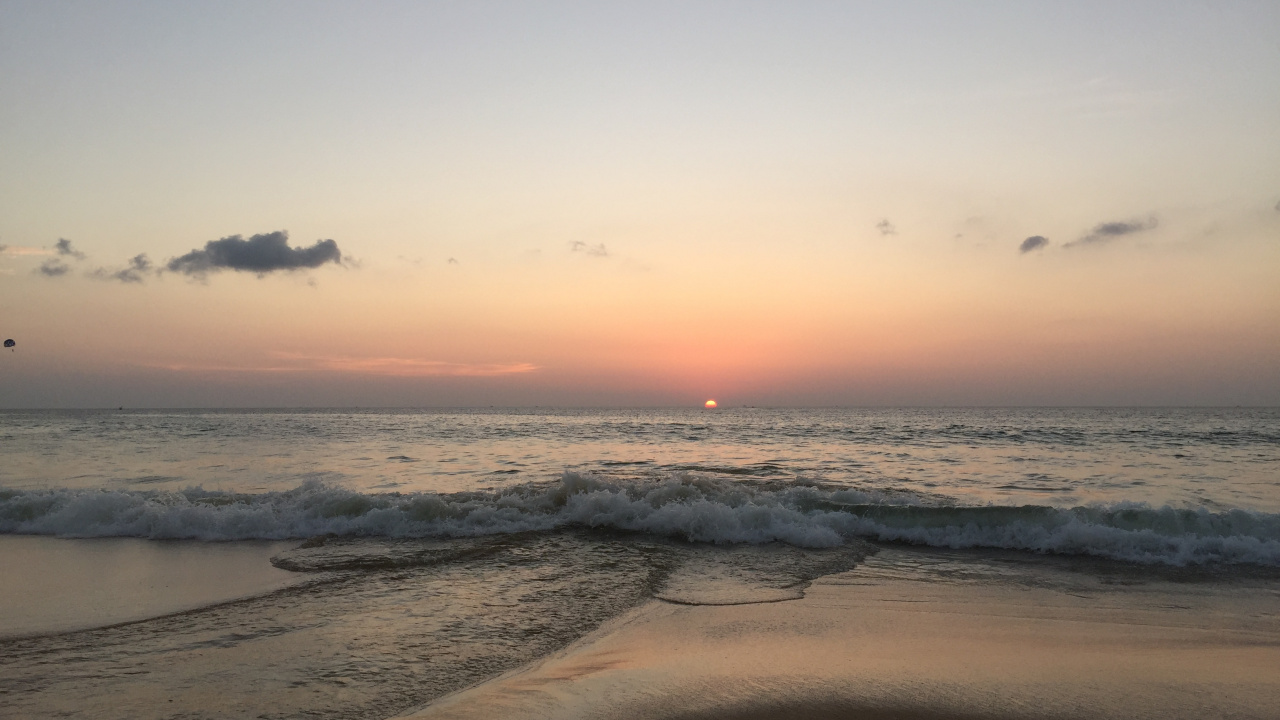 Mar, Agua, Cuerpo de Agua, Líquido, Atardecer. Wallpaper in 1280x720 Resolution