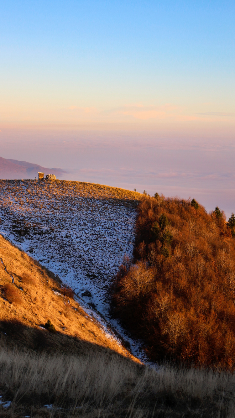 Mar, Agua, Puesta, Noche, Montaña. Wallpaper in 750x1334 Resolution