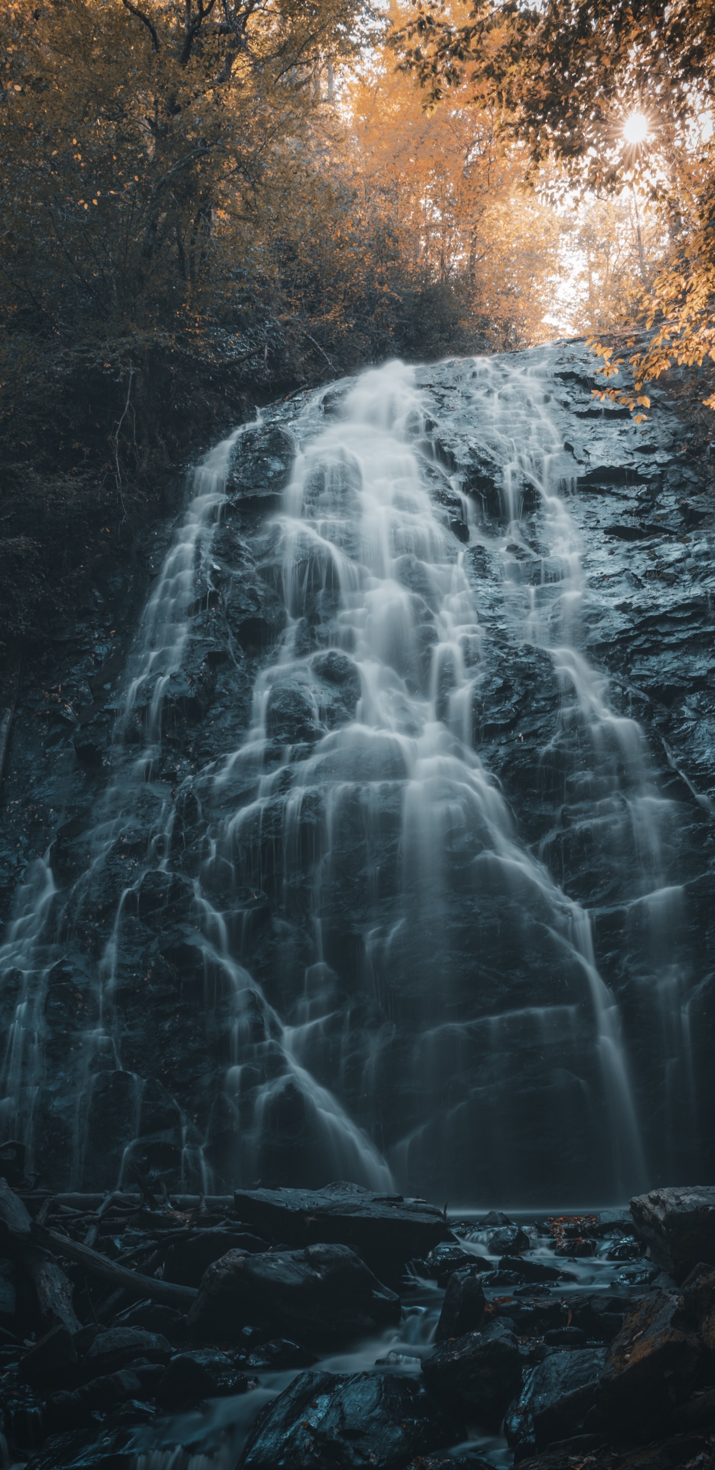 Crabtree Falls, Waterfall, Water, Nature, Water Resources. Wallpaper in 1440x2960 Resolution