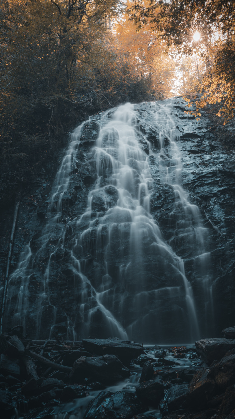 Crabtree Falls, Waterfall, Water, Nature, Water Resources. Wallpaper in 750x1334 Resolution