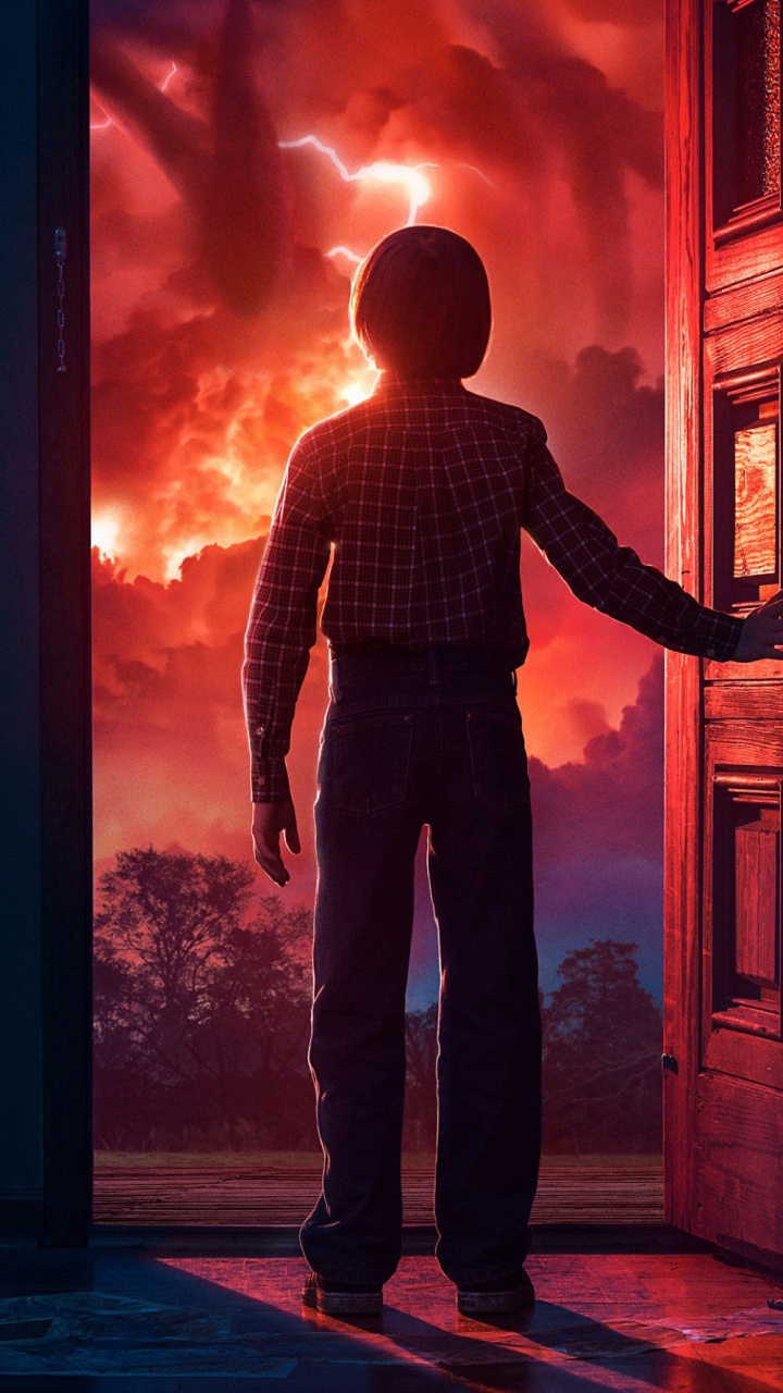 Stranger Things - Saison 2, Blue, Red, Jeu D'aventure, Composition Numérique. Wallpaper in 720x1280 Resolution