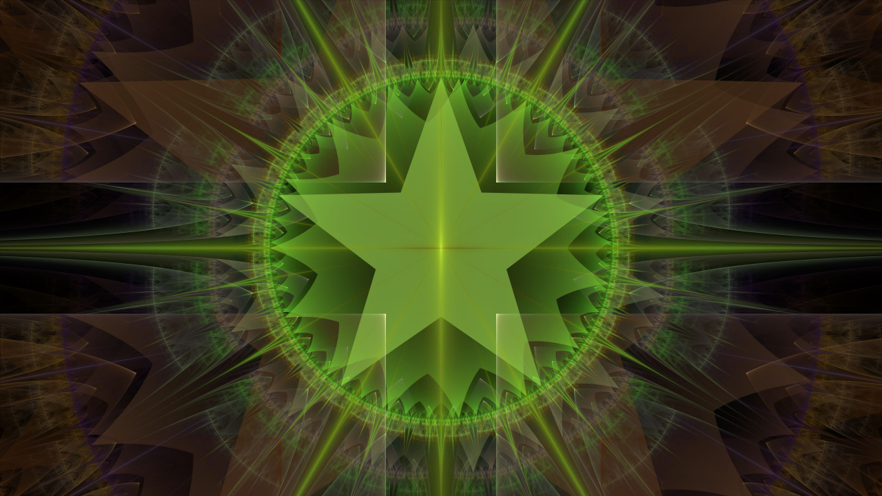 Arte Fractal, Fractal, Patrón, Forma, Planta Terrestre. Wallpaper in 1280x720 Resolution