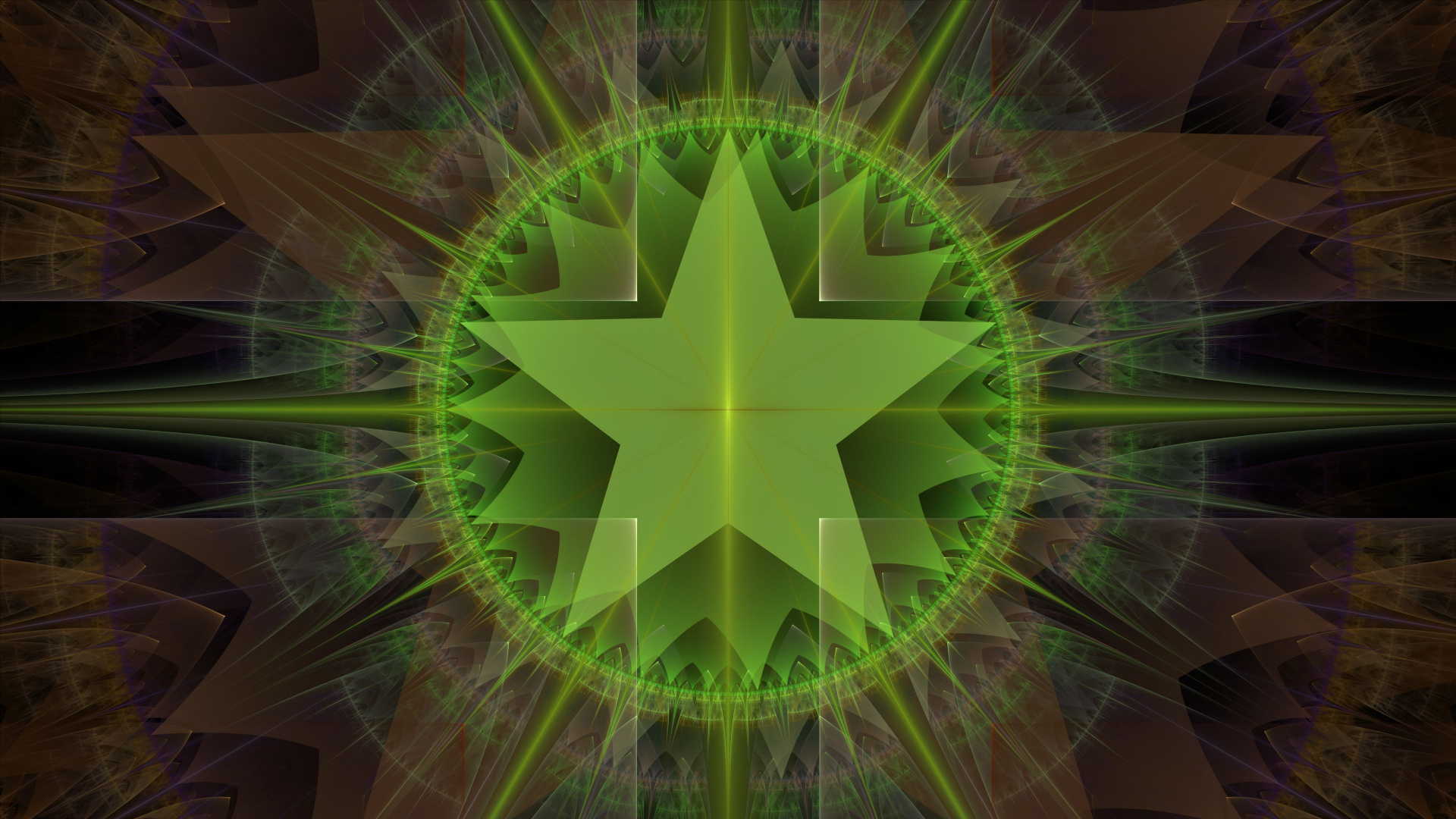 Arte Fractal, Fractal, Patrón, Forma, Planta Terrestre. Wallpaper in 1920x1080 Resolution