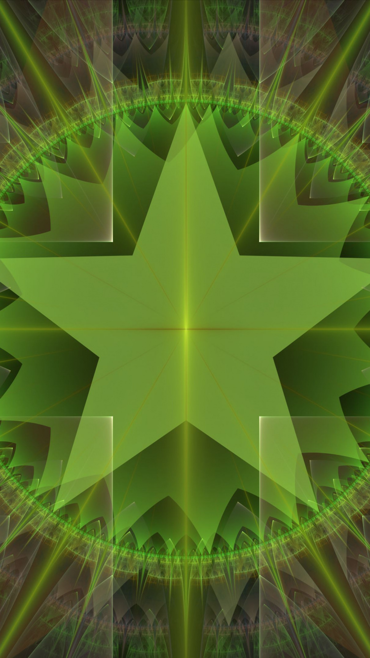 Arte Fractal, Fractal, Patrón, Forma, Planta Terrestre. Wallpaper in 750x1334 Resolution