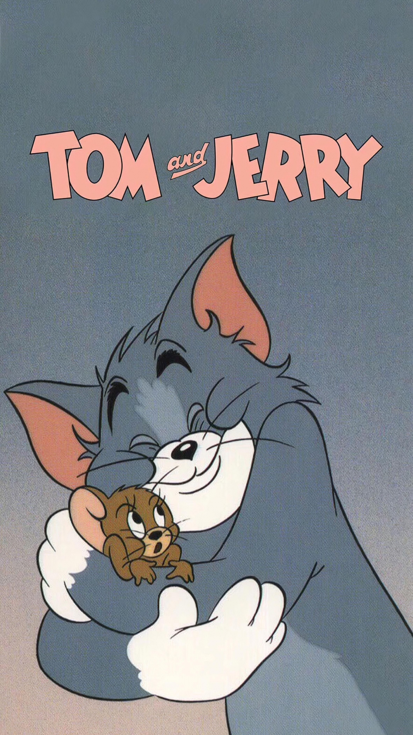 Tom and Jerry Aesthetic, Tom Cat, Jerry Mouse, Aesthetics, Cartoon. Wallpaper in 1440x2560 Resolution
