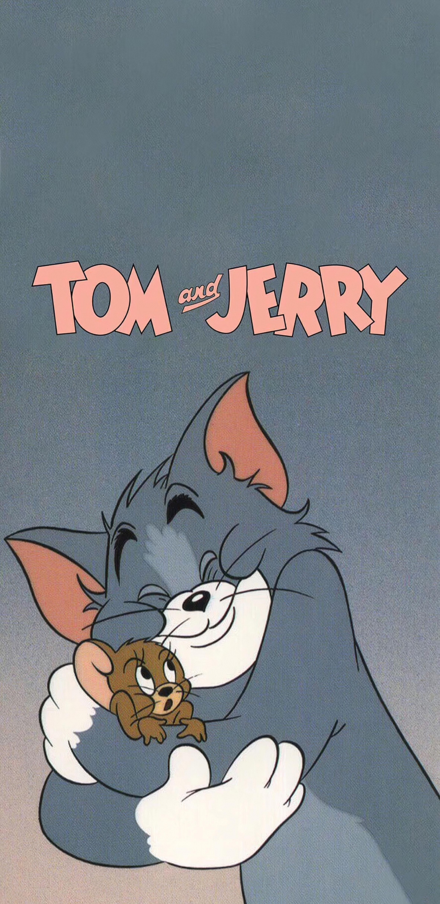 Tom and Jerry Aesthetic, Tom Cat, Jerry Mouse, Aesthetics, Cartoon. Wallpaper in 1440x2960 Resolution