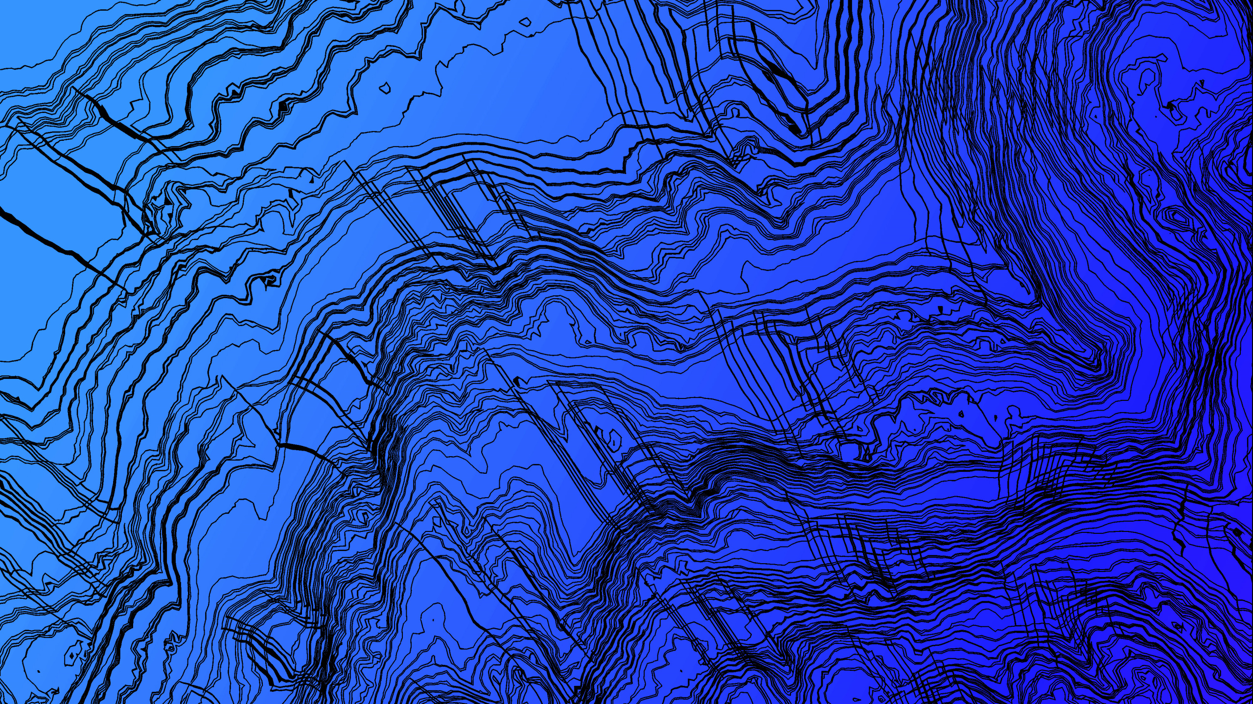 Peinture Abstraite Bleue et Blanche. Wallpaper in 2560x1440 Resolution