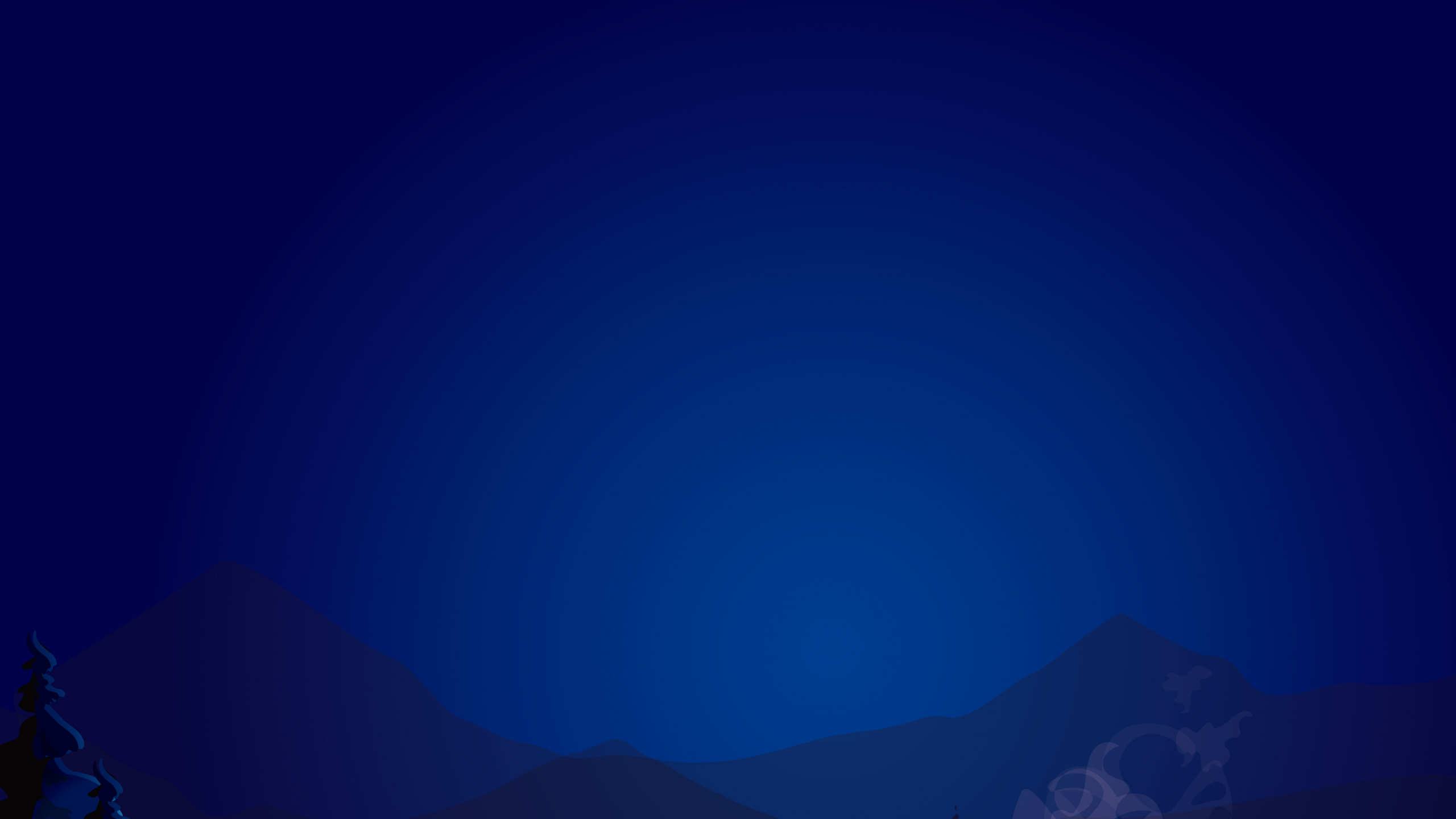 Neige, Mount Scenery, Hiver, Nuit. Wallpaper in 2560x1440 Resolution