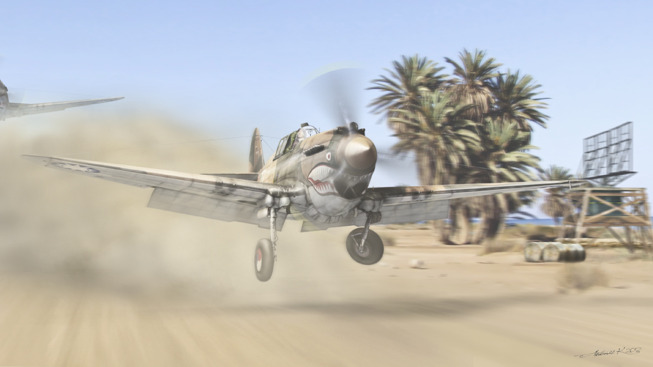 Gray and Black Fighter Plane on Brown Field During Daytime. Wallpaper in 1280x720 Resolution