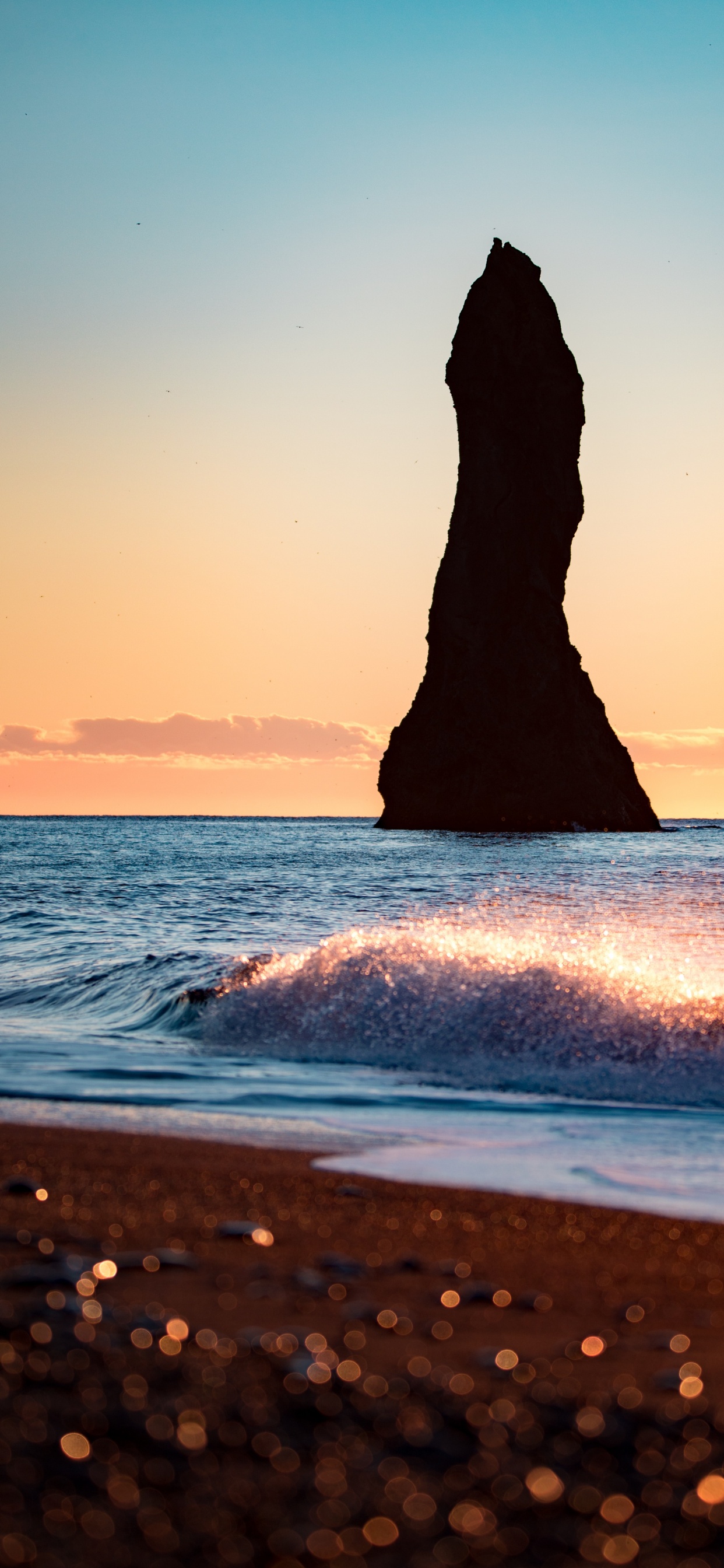 Horizon, Rock, Rive, Côte, Ciel. Wallpaper in 1242x2688 Resolution