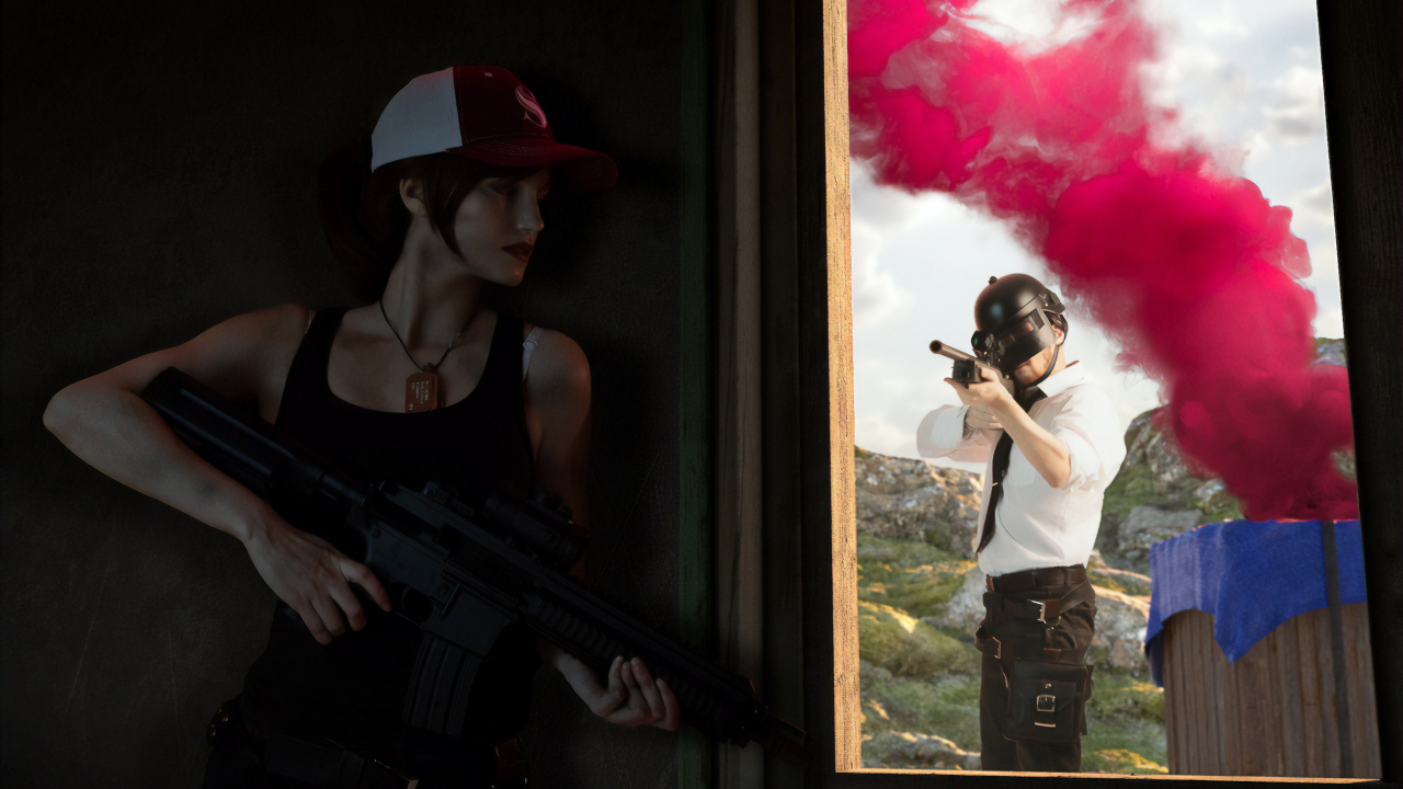 Arnés, Cosplay, Rojo, Ventana, Artes Visuales. Wallpaper in 1280x720 Resolution