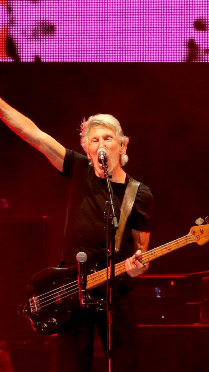 吉他, 摇滚音乐会, 平克*弗洛伊德, 音乐会, 性能 壁纸 720x1280 允许