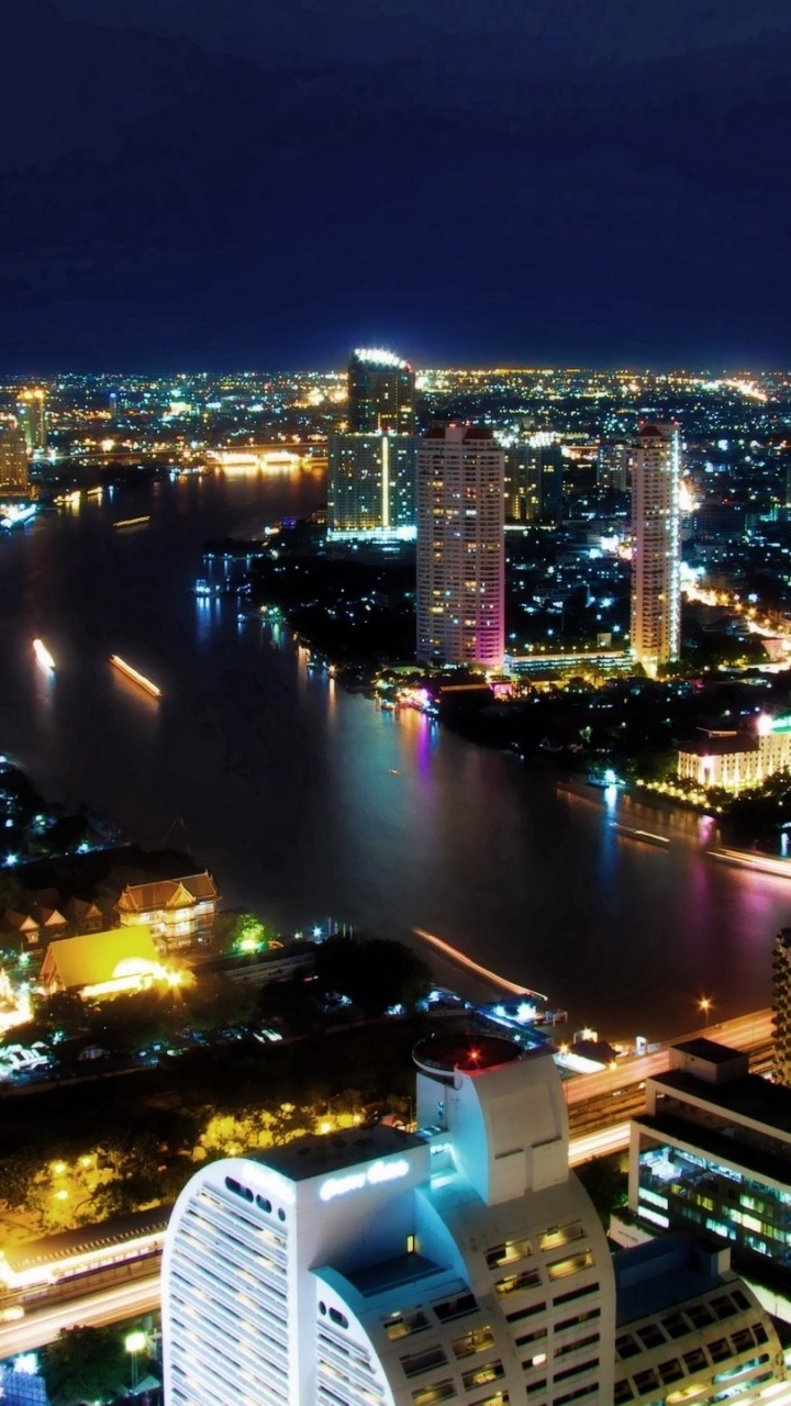 曼谷, 城市, 城市景观, 市中心, 伦敦 壁纸 720x1280 允许