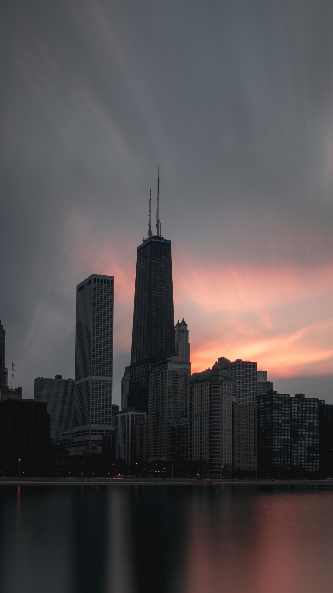 日落, 城市景观, 大都会, 建筑, 天空 壁纸 1080x1920 允许
