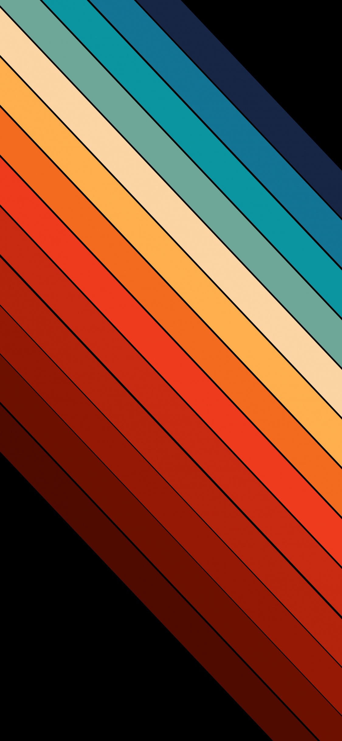 Naranja, Matemáticas, Geometría, Rectángulo, Fila. Wallpaper in 1125x2436 Resolution