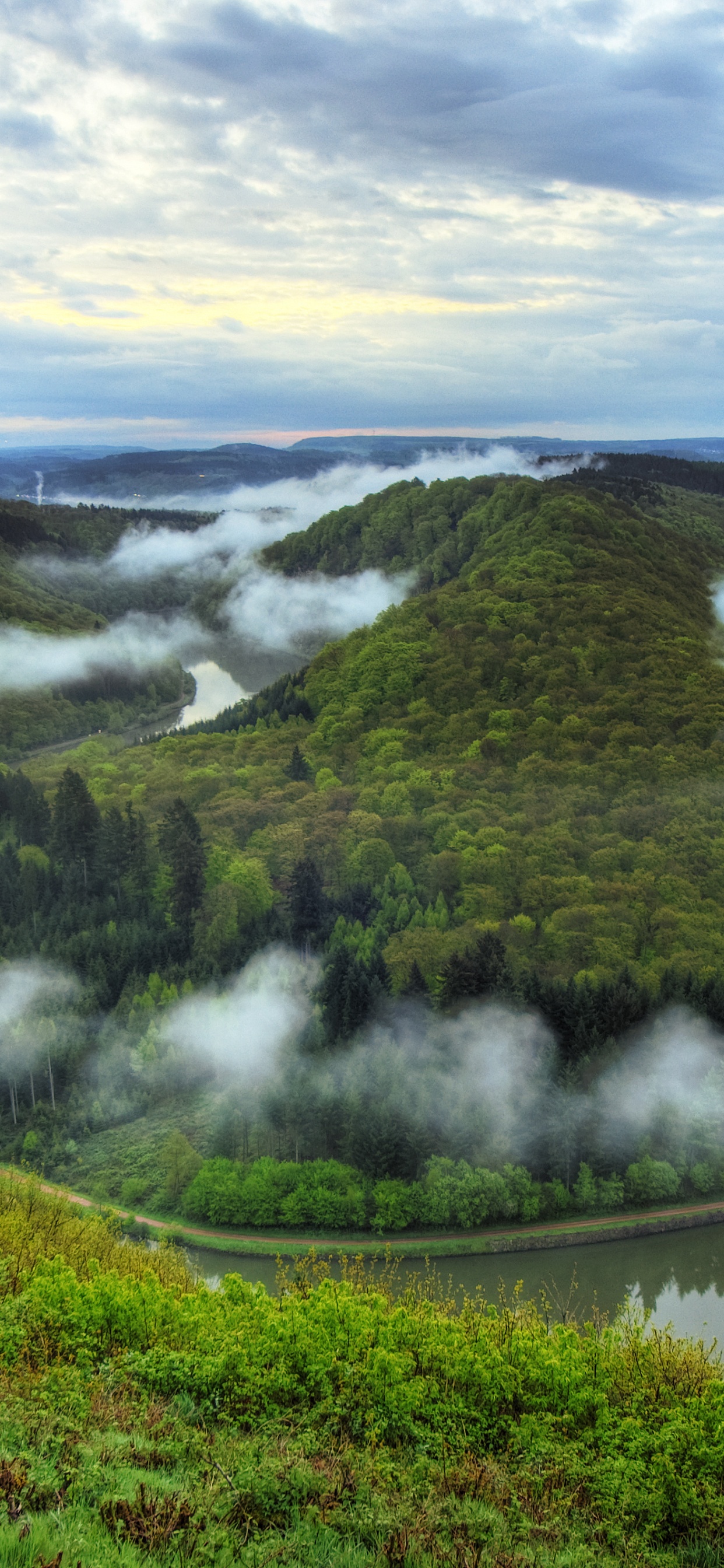Orscholz, 马蹄弯, 水资源, 自然景观, 高地 壁纸 1242x2688 允许