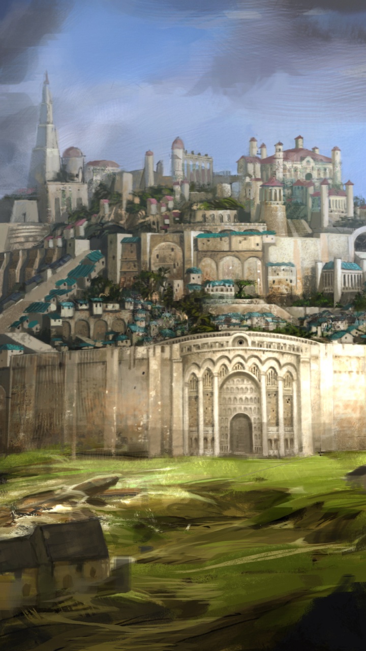 Edificio de Hormigón Blanco y Azul. Wallpaper in 720x1280 Resolution