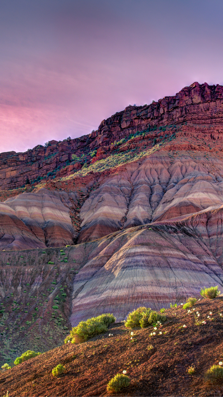 Old Paria Utah, Paria, Kanab, Paria River, Towers of The Virgin. Wallpaper in 750x1334 Resolution