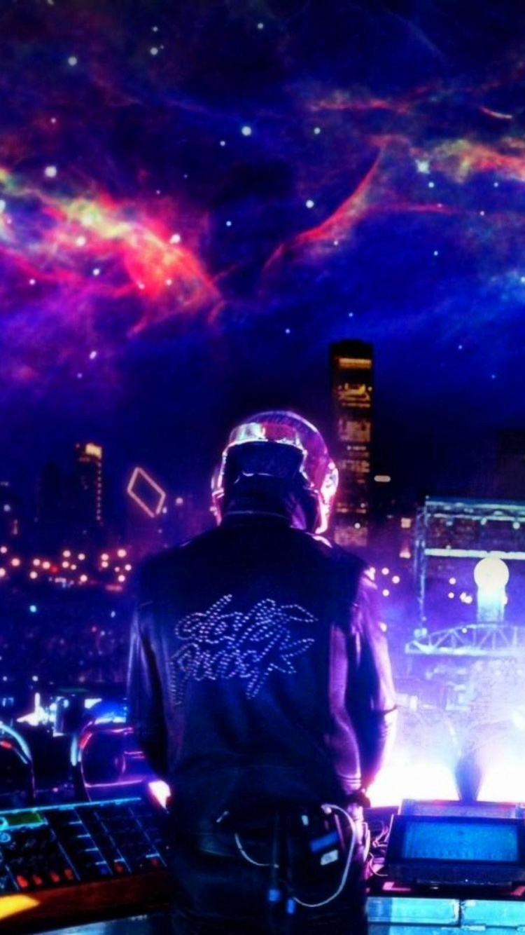 Divertissement, Événement, Concert, Daft Punk, Deejay. Wallpaper in 750x1334 Resolution