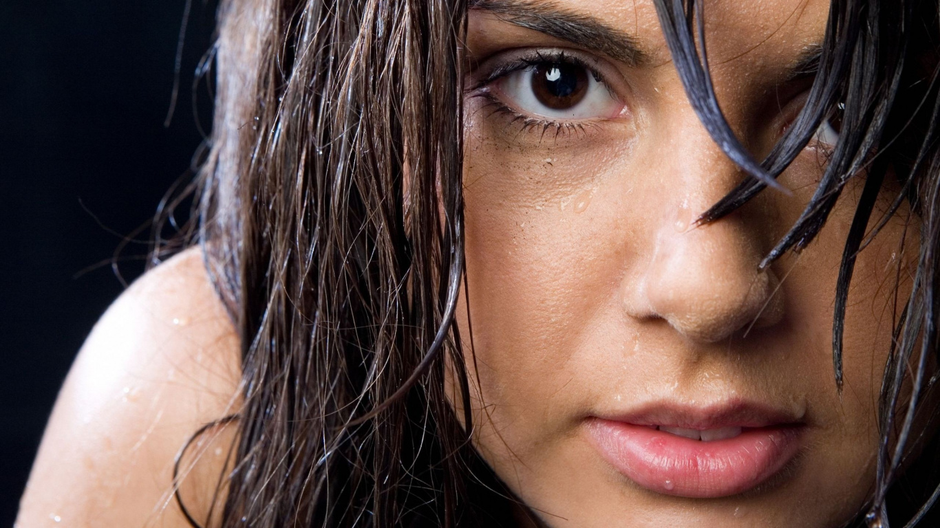 Sourcil, Nez, Joue, Menton, Beauté. Wallpaper in 1366x768 Resolution