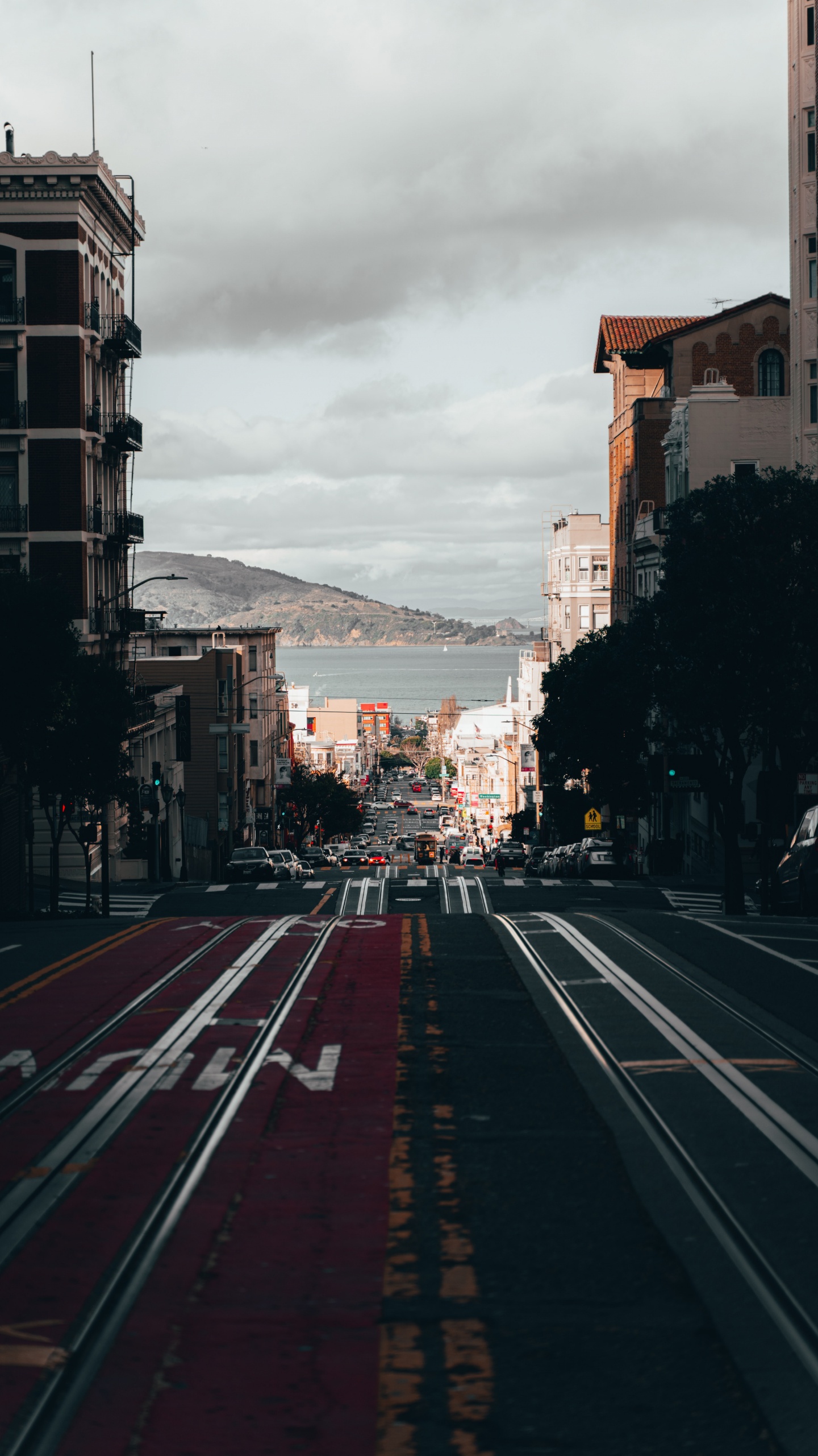 San Francisco, Cloud, Gebäude, Fahrbahn, Asphalt. Wallpaper in 1440x2560 Resolution