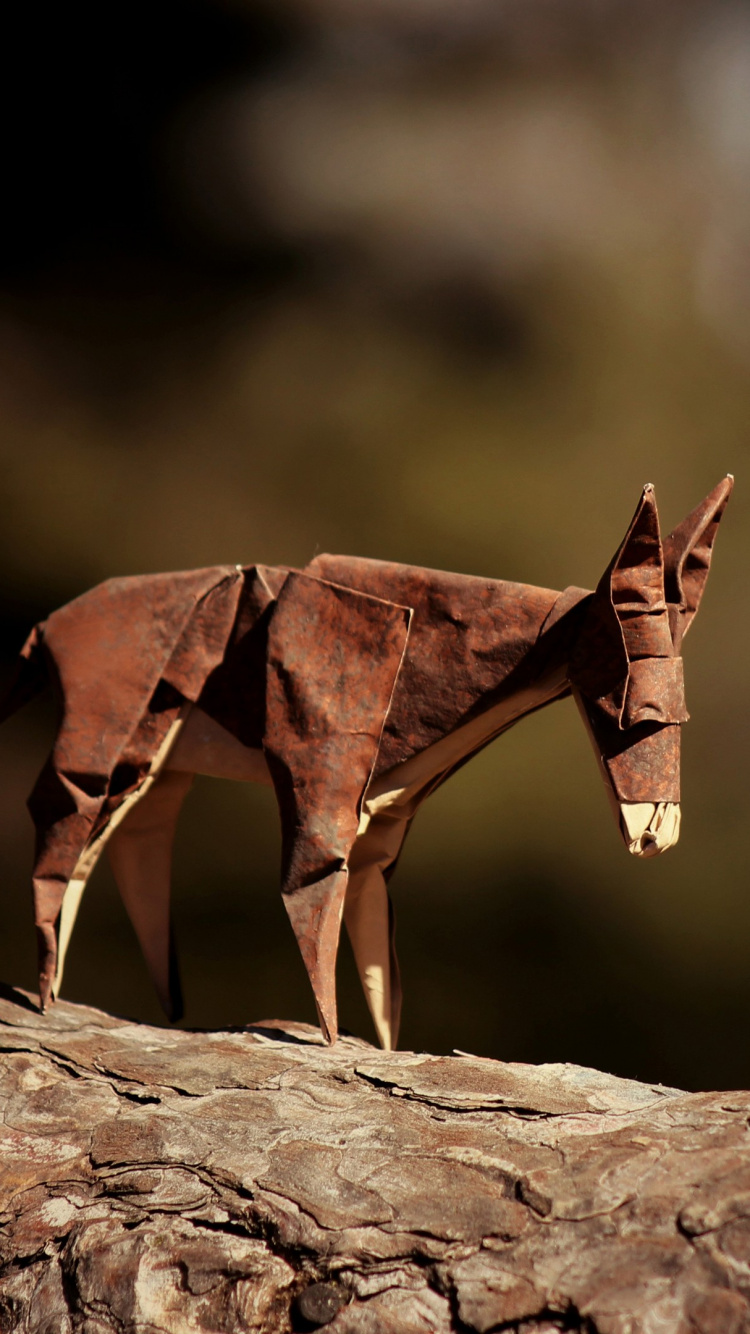 Brown Horse on Brown Rock. Wallpaper in 750x1334 Resolution